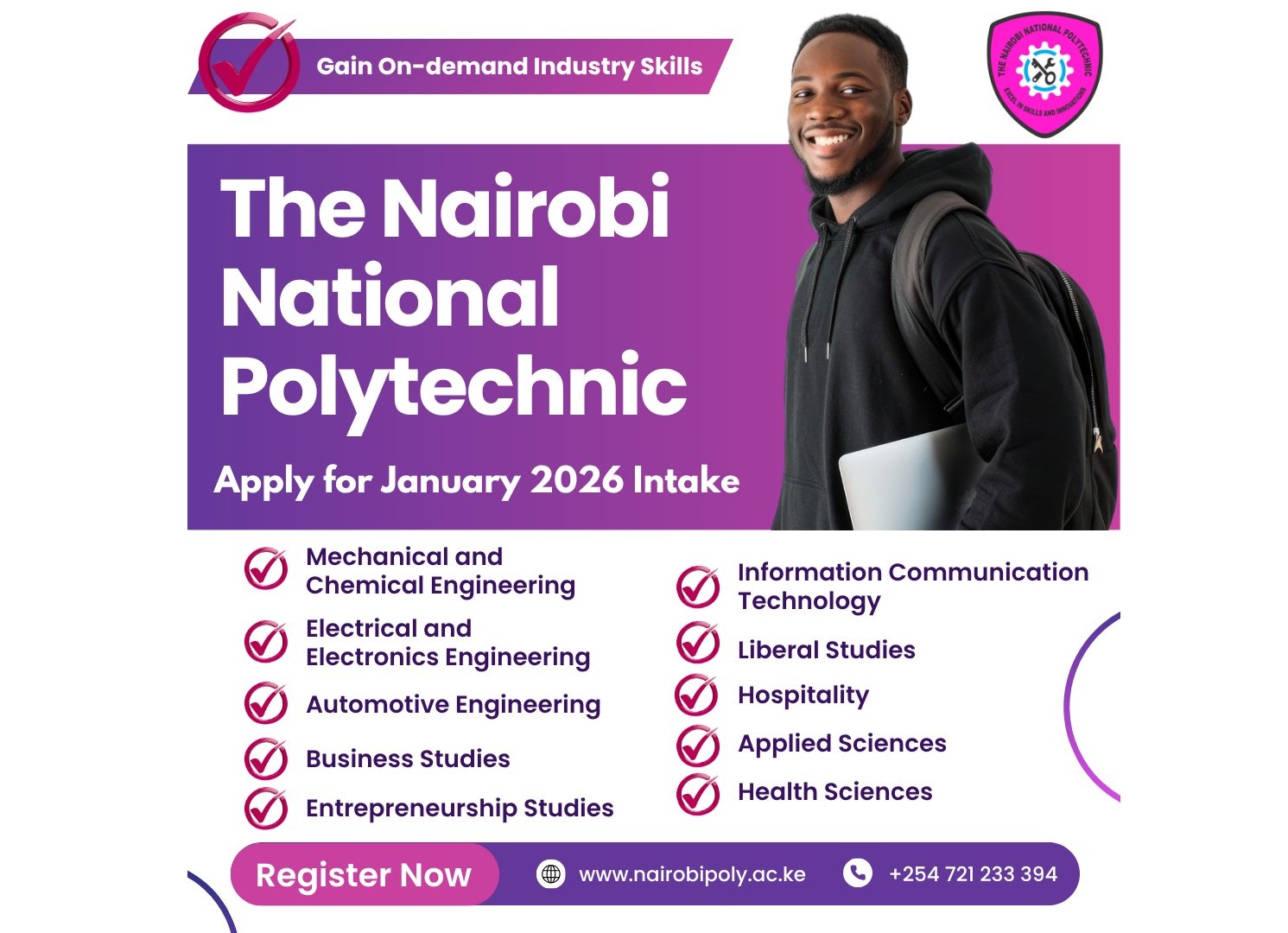 Application for January 2026 intake
